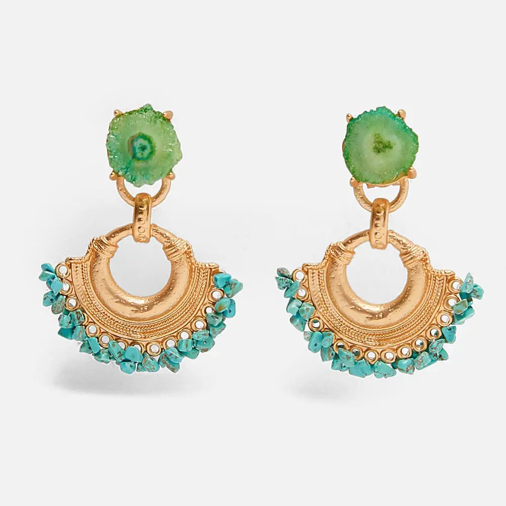 12 Girlgo лето ZA длинные кисточки кристаллы Висячие серьги для женщин макси кулон Модные массивные свадебные серьги, ювелирные изделия - Окраска металла: 12