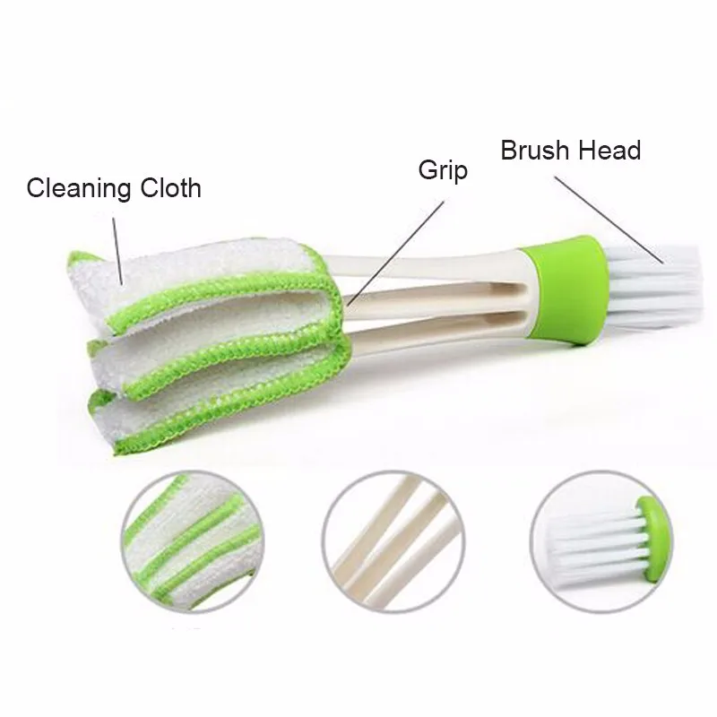 Микрофибра щетка для чистки кондиционера жалюзи Duster инструменты для ухода за машиной компьютер Детализация Очиститель инструмент шайба