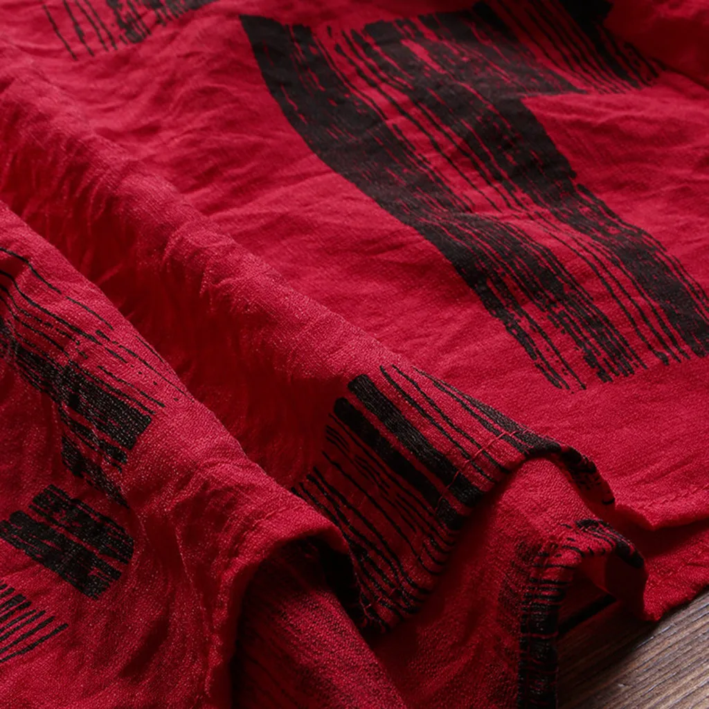 Высокое качество модные женские повседневные Большие размеры свободные льняные