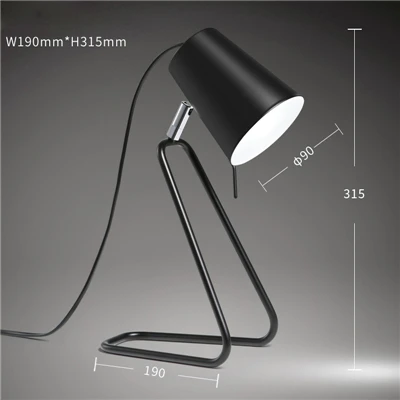 FUMAT металлические настольные лампы Лофт краткое Скандинавское искусство