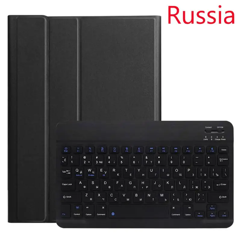 Russia Для samsung Galaxy Tab A 10,1 T510 T515 S5e SM-T720 планшет Алюминиевый сплав Bluetooth Магнитная подсветка клавиатура Смарт-Чехол - Цвет: Russia