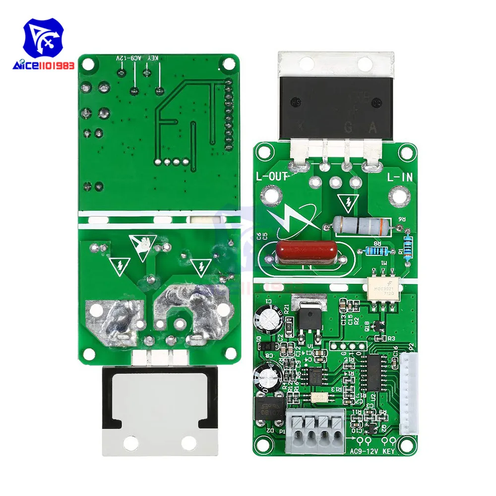 Модуль контроля точечной сварки diymore 100A/40A с цифровым ЖК дисплеем панель