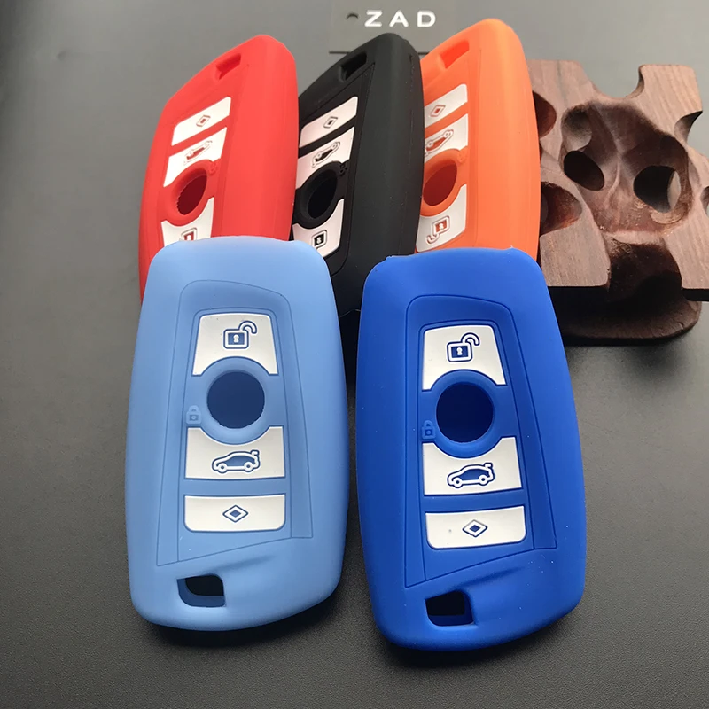 ZAD силиконовый чехол для автомобильного ключа брелка оболочка кожаный бумажник