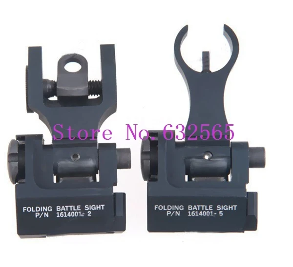 5 шт./лот оптовая продажа Трой тактический военный откидной задний прицел набор