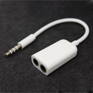 3 5 мм аудио разветвитель Кабель 1 к 2 линейный кабель для iPhone 5S iPad LG Samsung Galaxy S3 S4 Note HTC