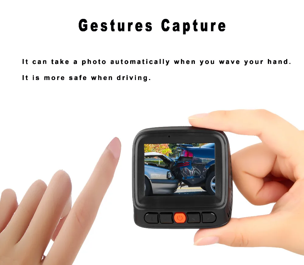 Mini Q8 Car Camera DVR Dash cam FHD 1296P 1080P Video Registrar With WIFI G-sensor Parking mode Super Capacitor Gestures Capture |