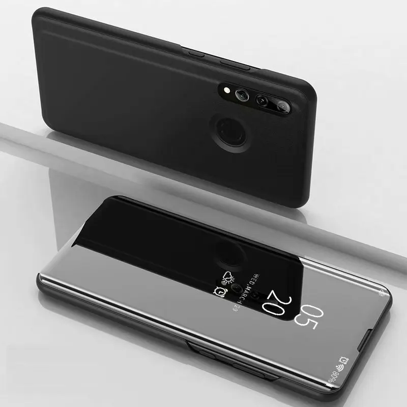 Флип-чехол с зеркалом для huawei Honor 10i чехол модный умный прозрачный флип-чехол кожаный чехол Honor 20i чехол Honor10 i Funda Coque