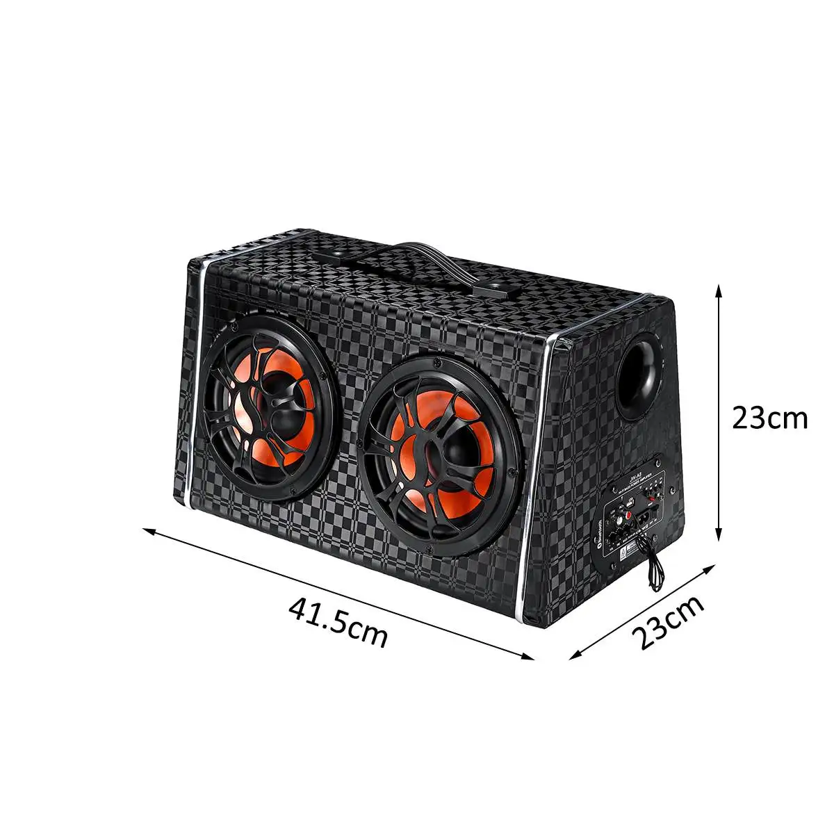 

1200W Trapezoidal Overweight Car Audio Subwoofer Wireless bluetooth Car Speakers Modified High Power Car Speaker 6 Inch Car Home