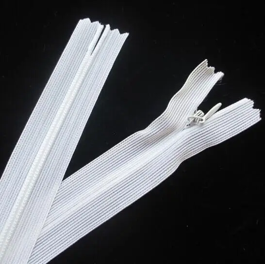 

10pcs 11 inch 28cm white color Nylon 3# Closed End Invisible Zippers Tailor Sewing Crafts