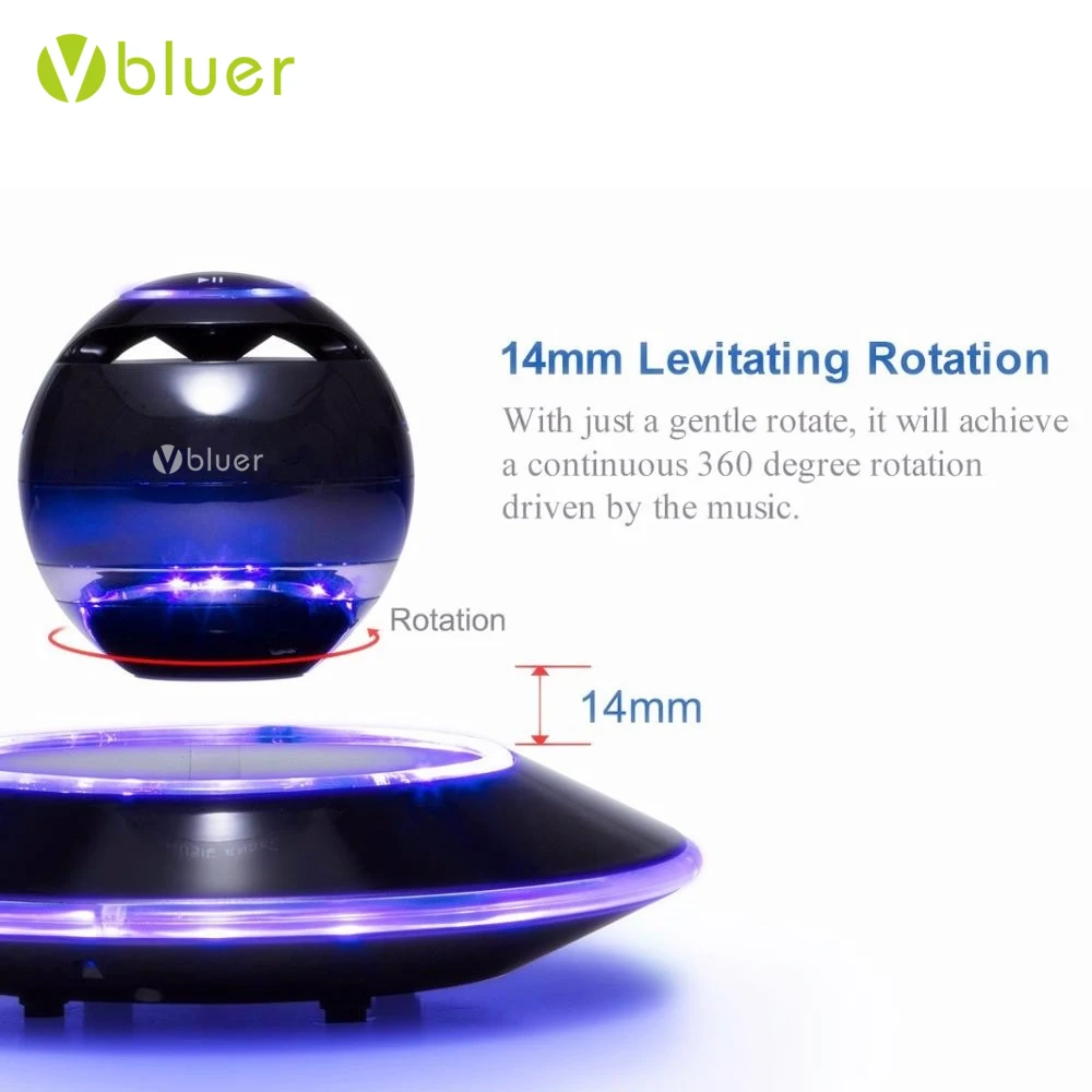 2017 качество звука Портативный Беспроводной плавающий Orb Bluetooth Динамик LED
