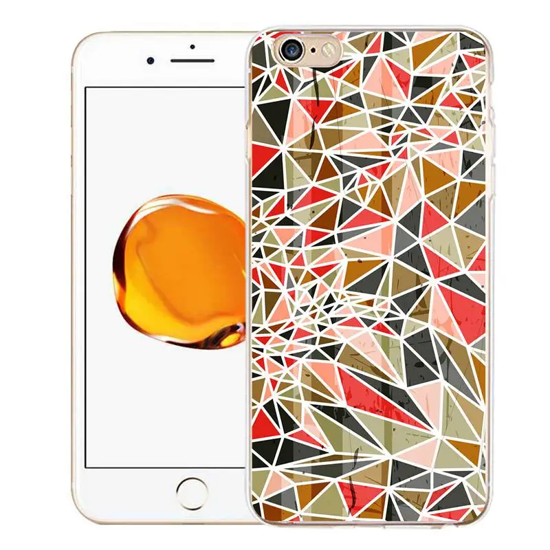 QMSWEI TPU прозрачный телефон чехол для iPhone 6G 6s 7 8 plus x Мягкая полоса Алмазная сетка