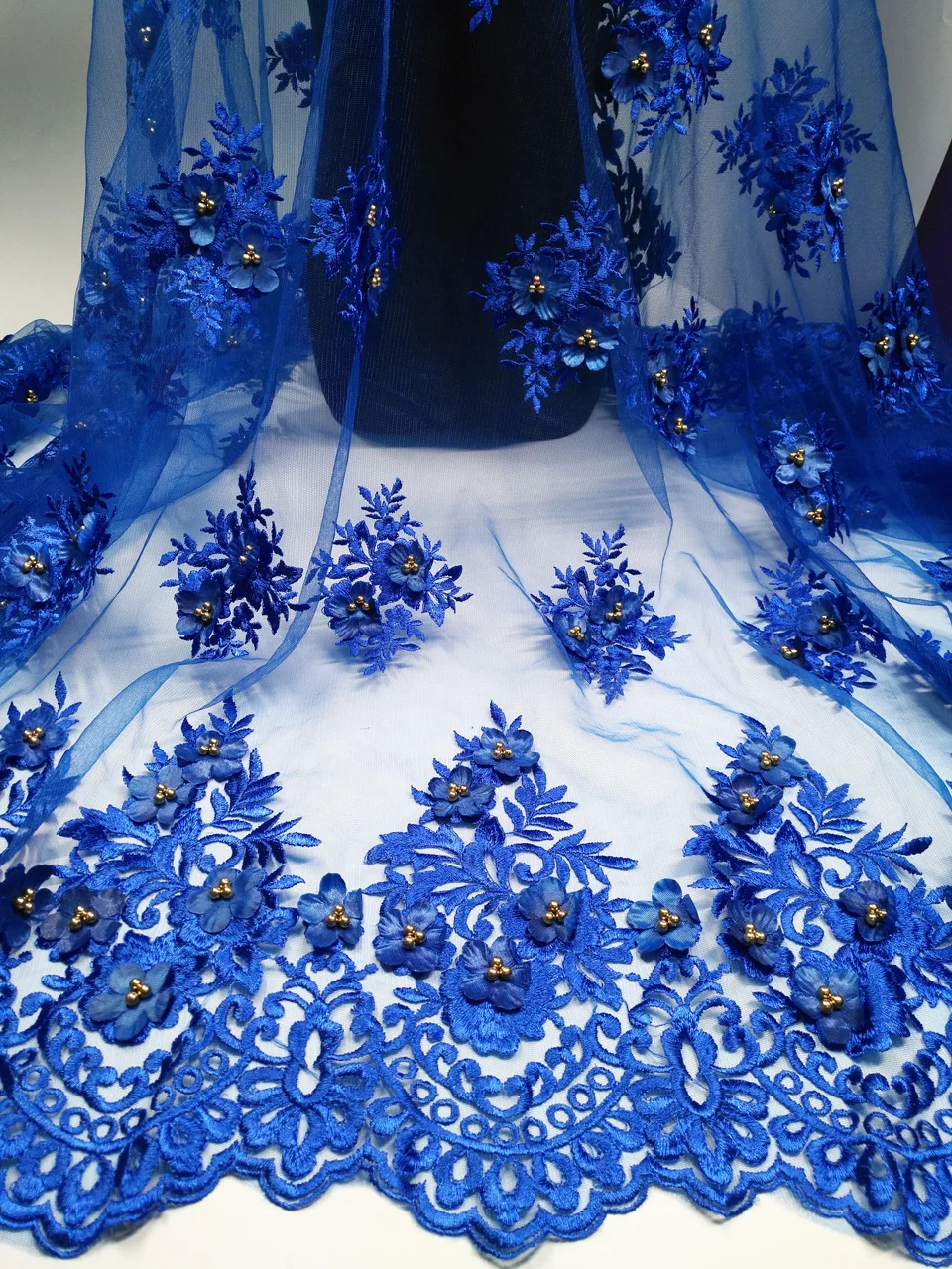 2017 Лидер продаж в нигерийском стиле гипюр шнур швейцарская вуаль кружева