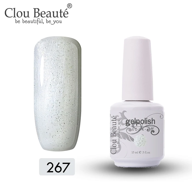 Clou Beaute Гель-лак для ногтей телесный Розовый Красный замачиваемый УФ-гель лак 47 цветов лак блестящая основа и верхнее покрытие ногтей маникюр - Цвет: 11267