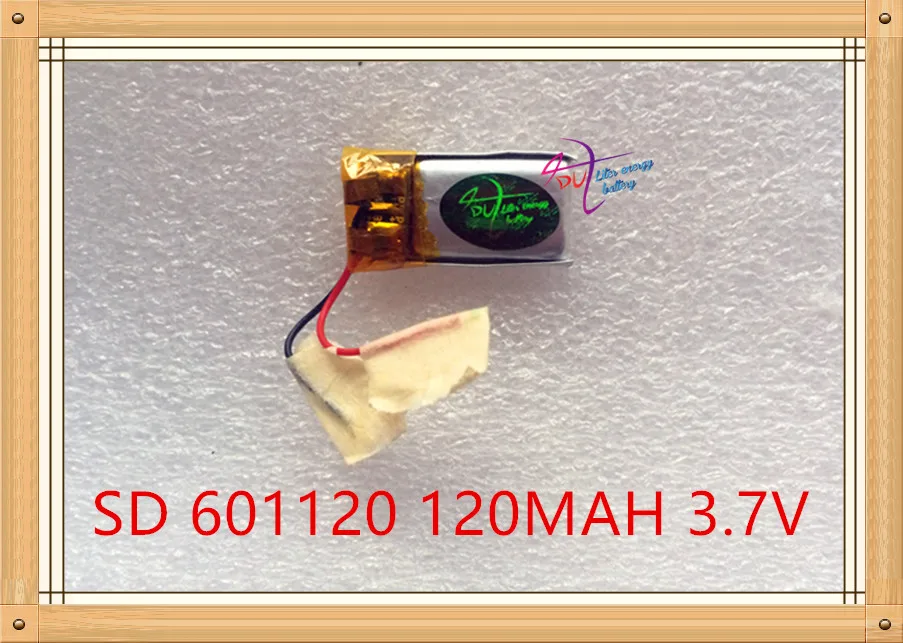 

Литровый Аккумулятор 3,7 в, аккумулятор для планшета 601120 120 мА · ч, Bluetooth-гарнитура, динамики, steelmate, маленькие игрушки