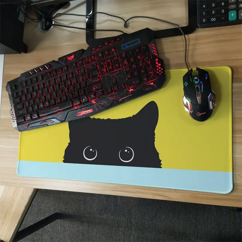 MaiYaCa kitty обои коврик для мыши игровые коврики на заказ 30x60 см CS GO настольные