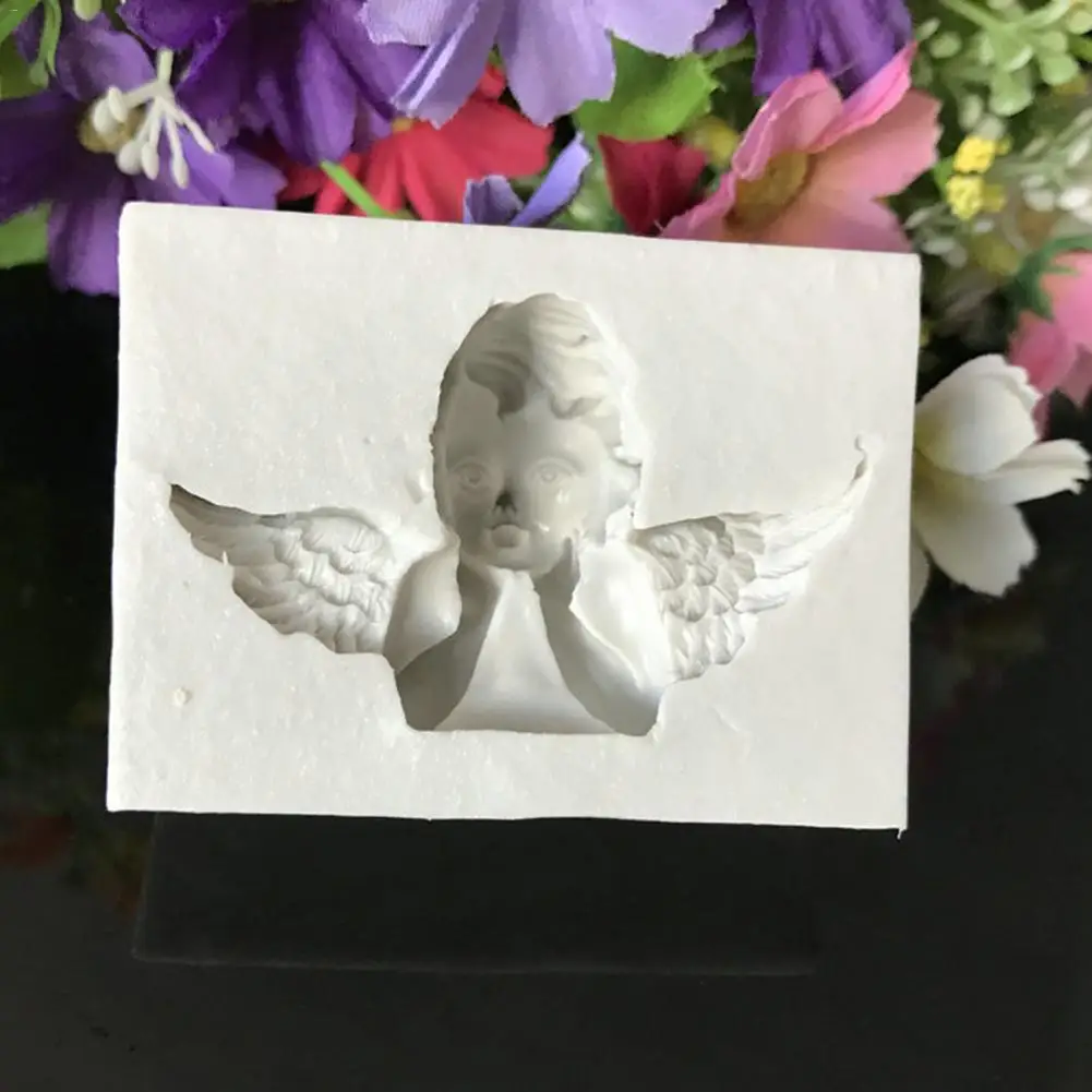 DIY 3D Ангел форма для изготовления мыла Силиконовая Форма Ремесло Скульптура