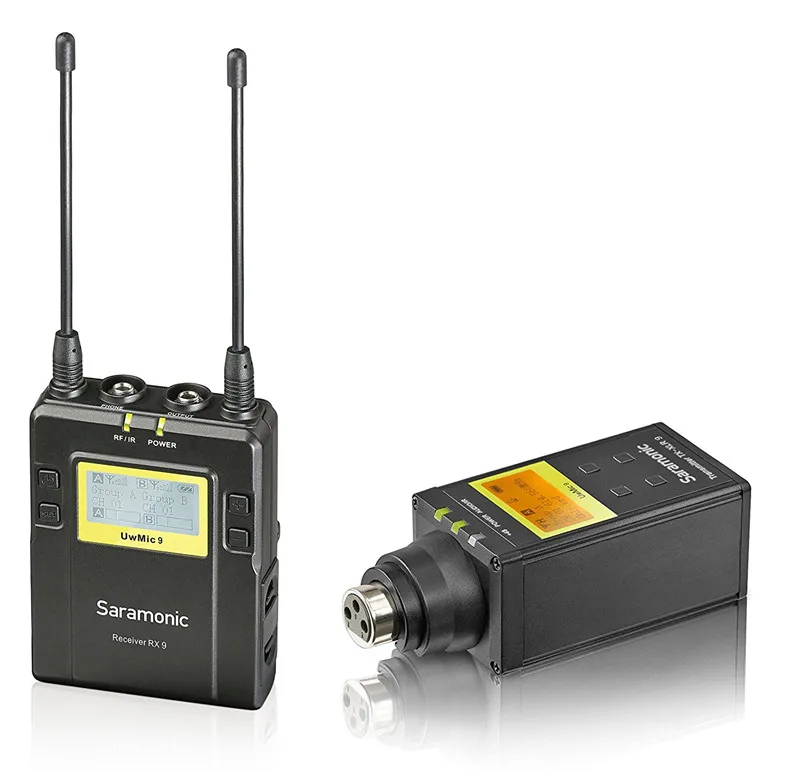 Saramonic UWMIC9 UHF Wireless Lavalier + XLR Transmitter Microphone System with Bodypack Lav Mic Plug-inTrans | Электроника