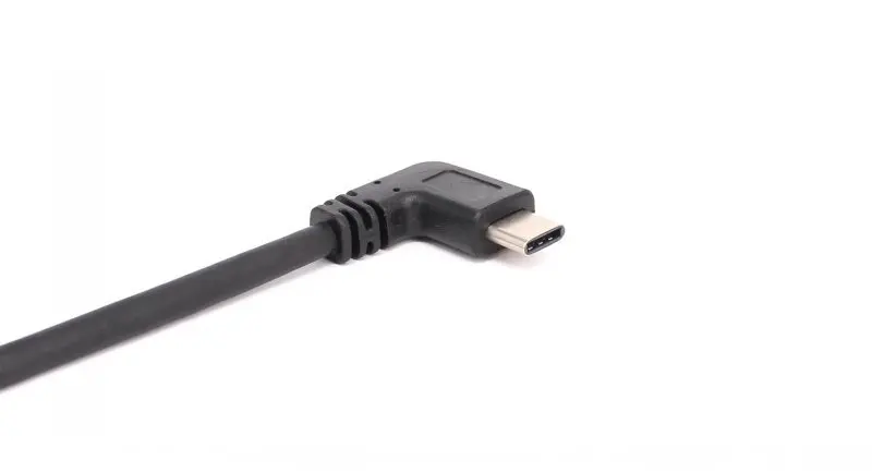 90 градусов кабель USB 3 0 тип A папа к 1 Тип C Мужской Угол синхронизации и зарядки