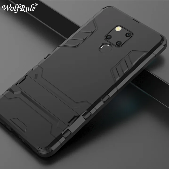 Wolfrole Huawei Mate 20 X Чехол чехол из мягкой резины + пластиковый с подставкой для