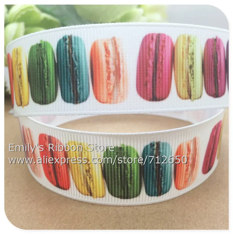 1 ''с фокусным расстоянием 25 мм ширина кексы печатных grosgrain ленты мультфильм