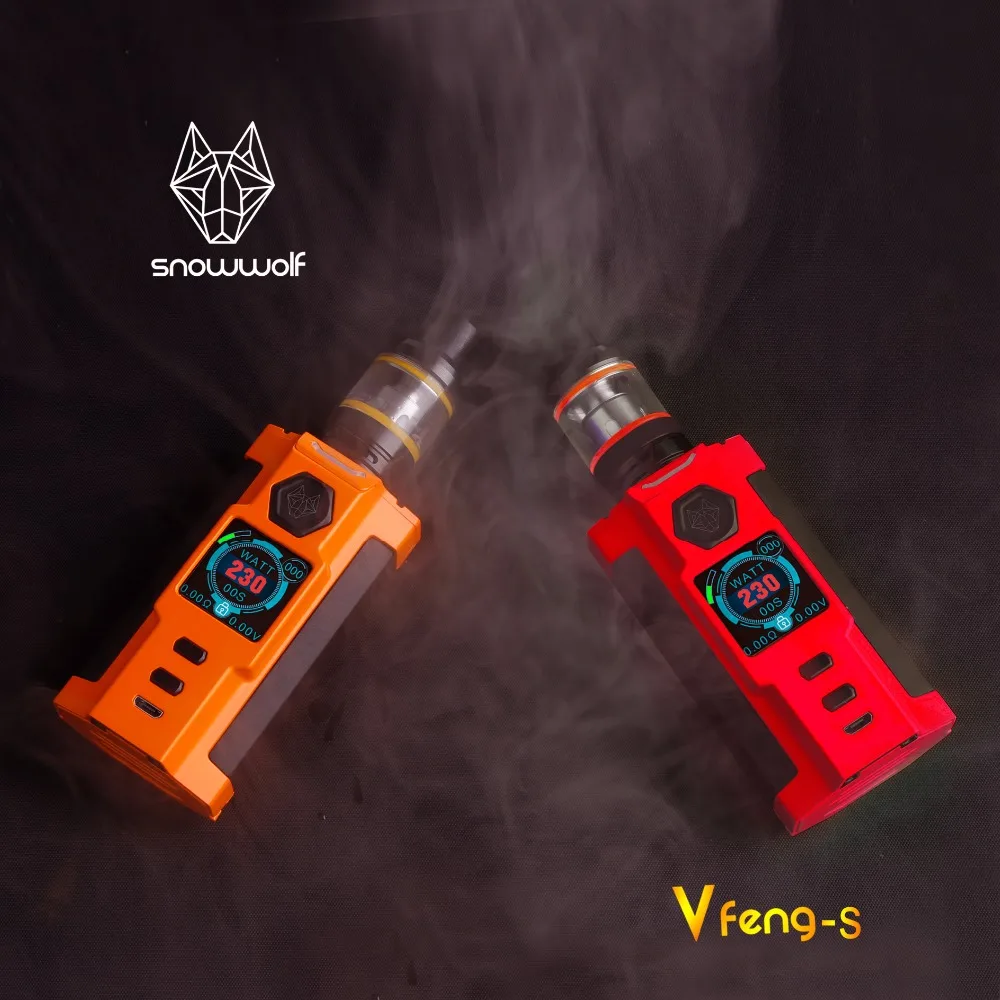 Аутентичный вейп 100% 2017 комплект Snowwolf Vfeng S Электронная сигарета 230 Вт|kit electronic