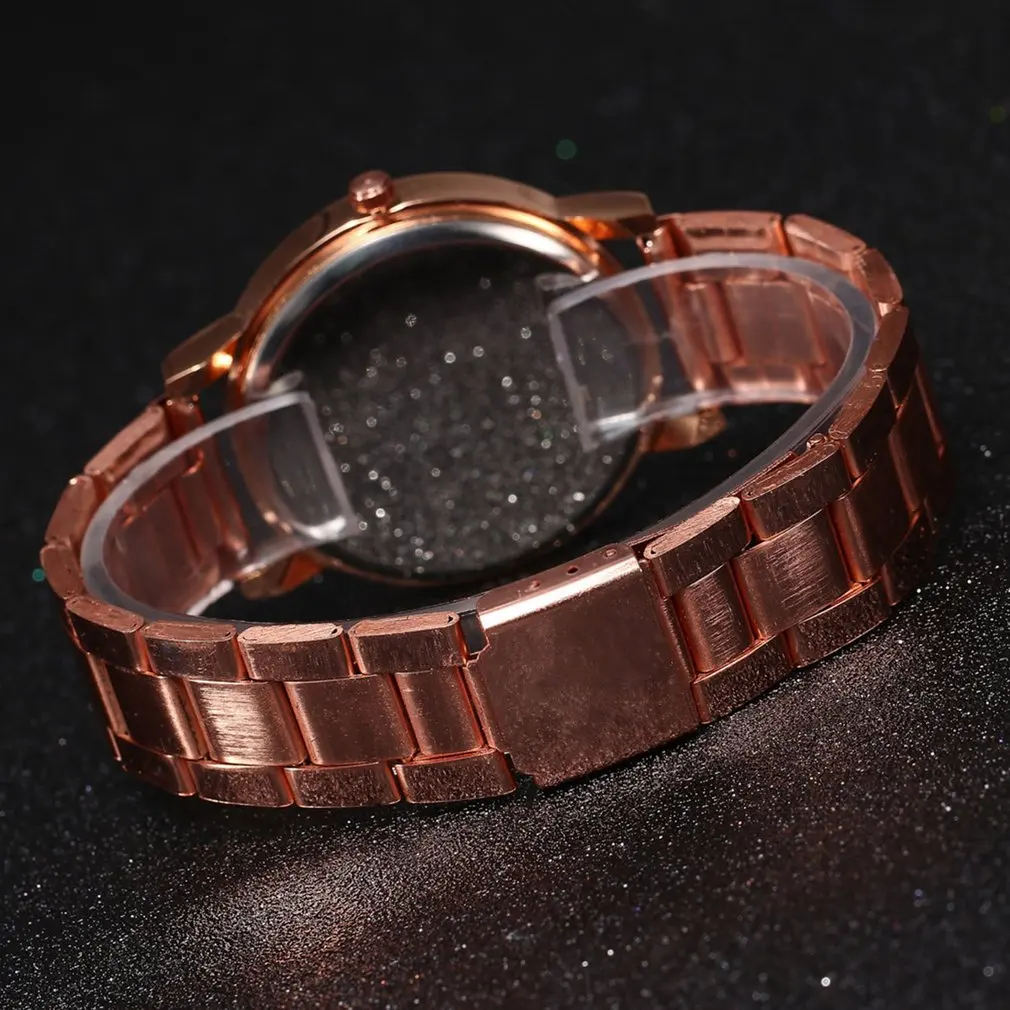 Женские кварцевые часы со стальным браслетом в минималистичном стиле