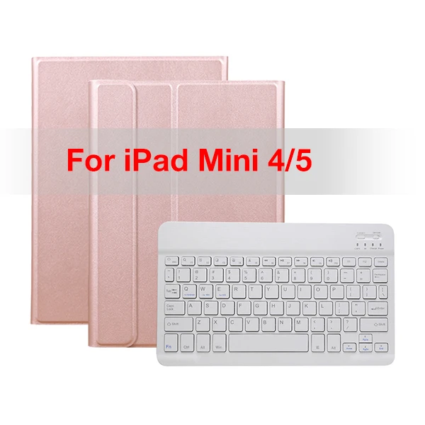 IPADMINI DYBT4 MGJ Ходунки Bluetooth клавиатура чехол для Apple Ipad Mini 1 2 3 4 5 выпуск 7,9 дюймов Магнитный съемный чехол - Цвет: IPADMINI DYBT4 MGJ