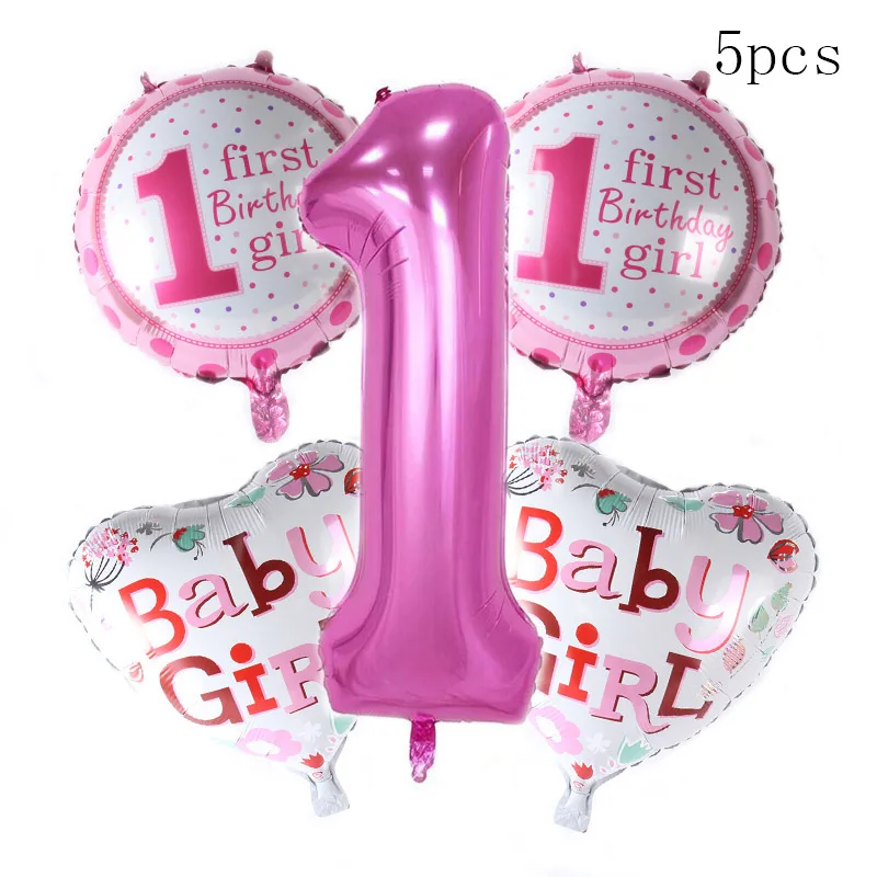 balloon set 5 13 шт./компл. воздушный шар из фольги комплект Детские 1st Стразы образуют цифру «шарик для дня рождения для свадьбы или «нулевого дня рождения» вечерние Декор поставки - Цвет: balloon set 5