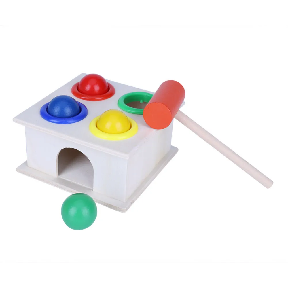 Детские деревянные игрушки Hammer Wood Toy Обучающие Игрушки для раннего развития