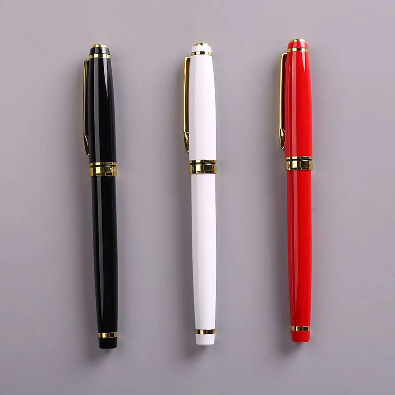 Металлическая ручка для письма 1 шт. Подарочная коробка каллиграфии Офисная