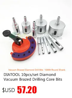 DIATOOL 2 шт шестигранные Вакуумные Паяные буровые долота шестигранный хвостовик алмазные влажные бурильное сверло для камня, бетона, керамики