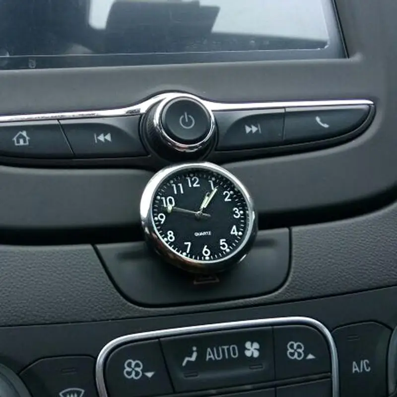Украшение автомобиля электронный счетчик автомобильные часы авто интерьер орнамент АВТОМОБИЛИ часы-наклейка интерьер в автомобиле аксессуары - Название цвета: black A