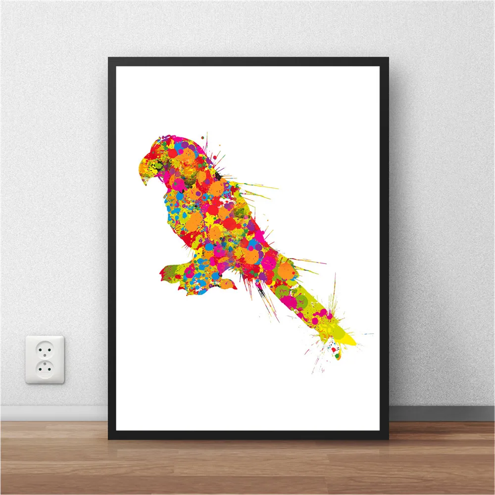 Свободный корабль Абстрактная Акварель Плакат Красивая леди Живопись Стены