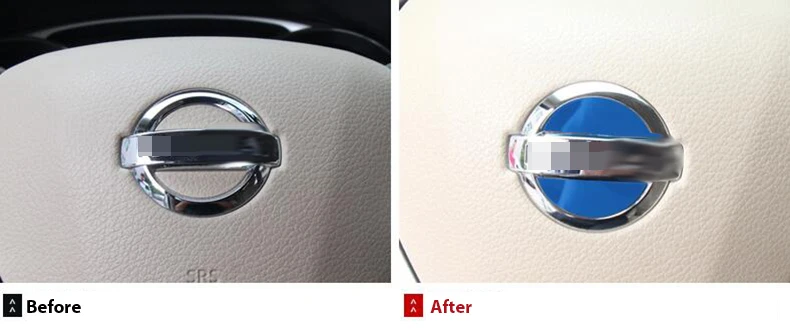 Авто Руль + задний знак эмблемы Наклейка патч отделка декор подходит для X trail T32 2014