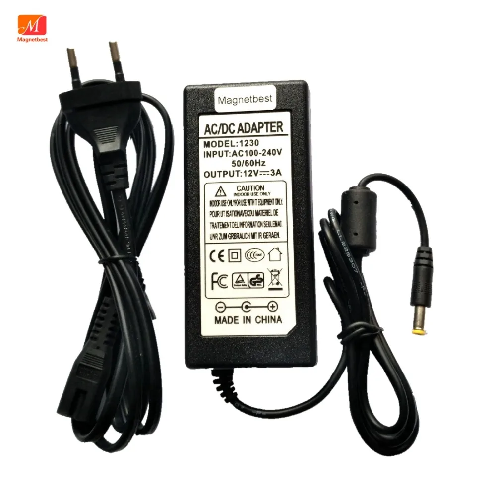 12V3A 36 Вт AC DC адаптер зарядное устройство 12В 3A ЖК переключатель источник питания