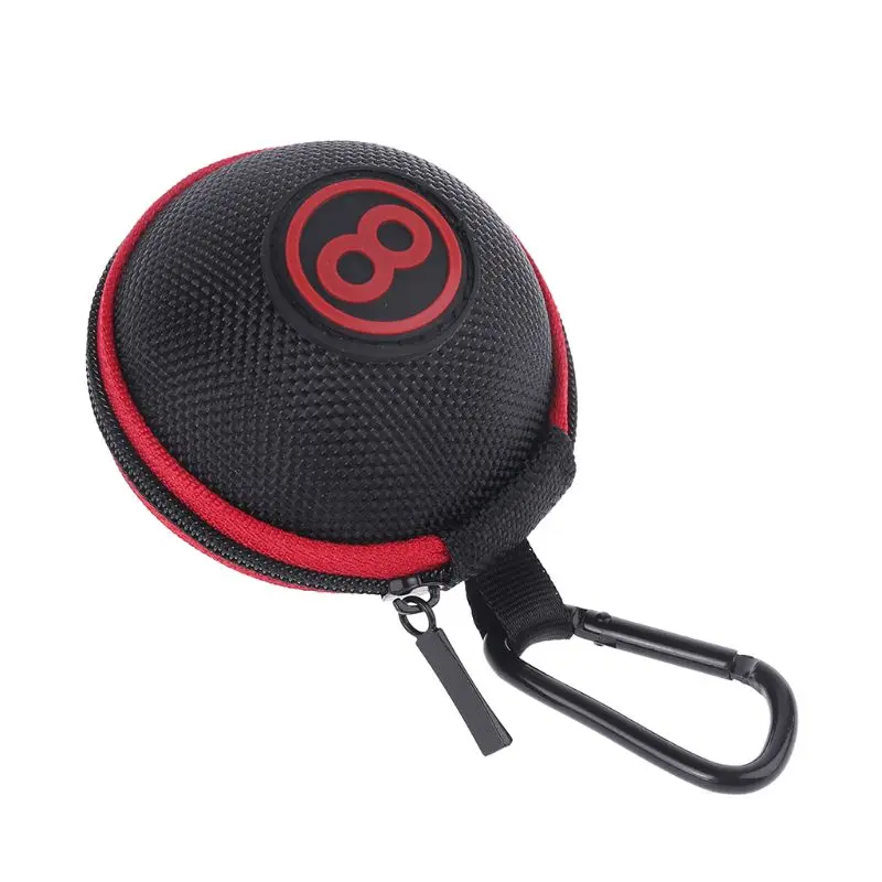 

OOTDTY Portable Billiard Cue Ball Bag Carrying Pool Training Balls Case Holder Billiards Protector Accessory