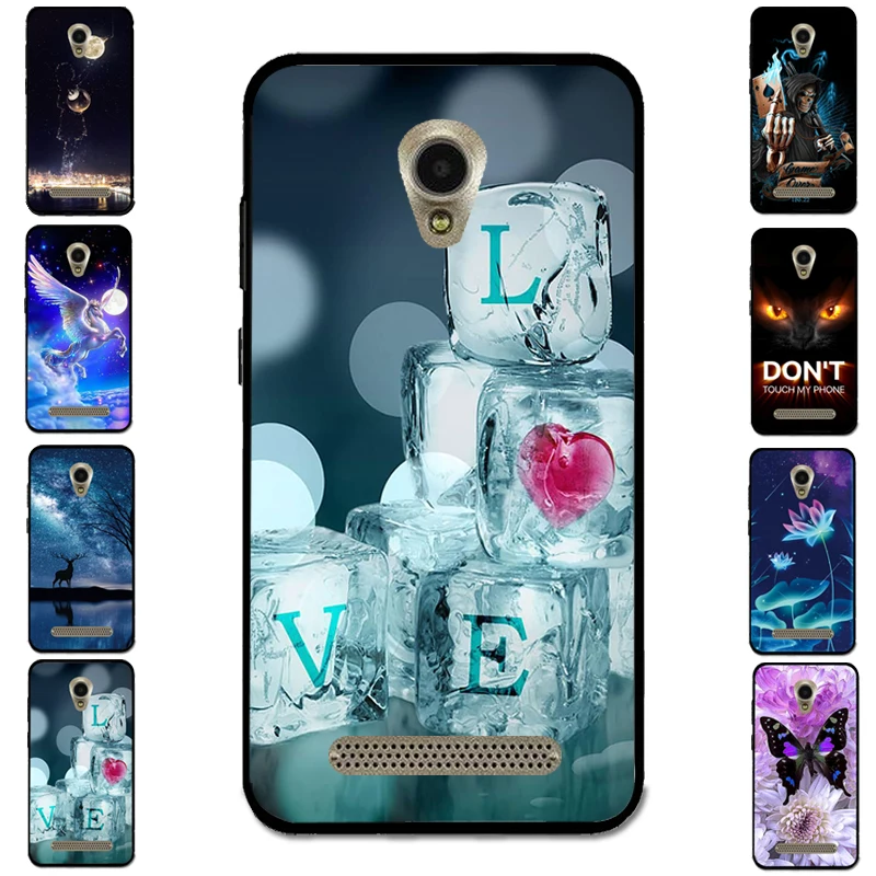Чехол для Prestigio Wize YA3 PSP3416 Don't Touch My phone Animal Gold Eyes чехол Y3 PSP3406DUO|Бамперы| |