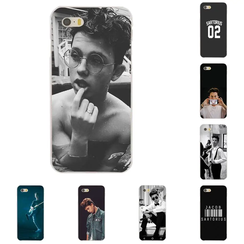 Чехол из ТПУ с узором для Apple iPhone 4 4S 5 5C 5S SE 6 6S 7 8 Plus X XS Max XR Jacob Sartorius Shy|Чехлы-накладки|