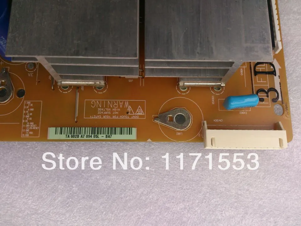 50 &quotPlasma TV 50U(F)2P X-MAIN(1LAYER) LJ41-08457A LJ92-01682B There are 3D features Samsung screen S50FH-YD13 test OK |