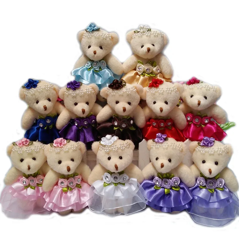 Оптовая продажа 50 шт./лот 12 см милые девушки плюшевые игрушки куклы вещи и