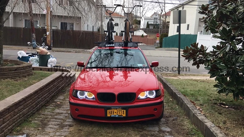 HochiTech для BMW 98 05 E46 sedan touring with PROJECTORS автомобильный Стайлинг молочно белый Halo light SMD LED