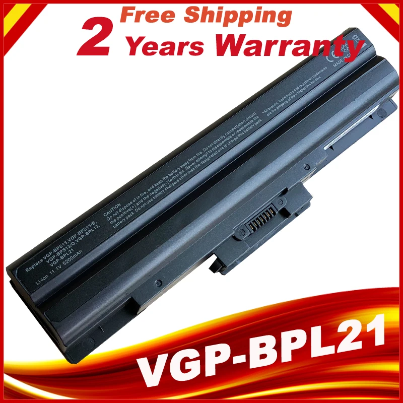 

Laptop battery For SONY Vaio BPS13/B VGP BPS13/Q VGP-BPS13B/B BPS21B/B BPS21 GN-AW VGN-CS VGN-FW VGN-NS VGN-NW