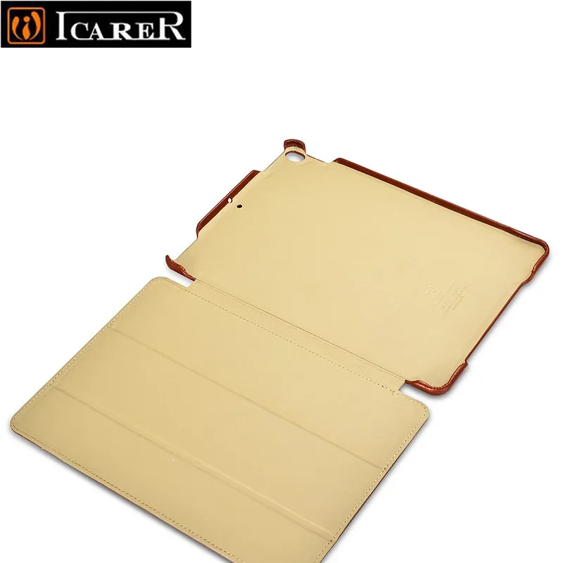 

iCarer For iPad Air 3 10.5 2018 Case Vintage Genuine Leather Cover For Apple iPad Air 10.5" Protective Case Cover Flip Fundas