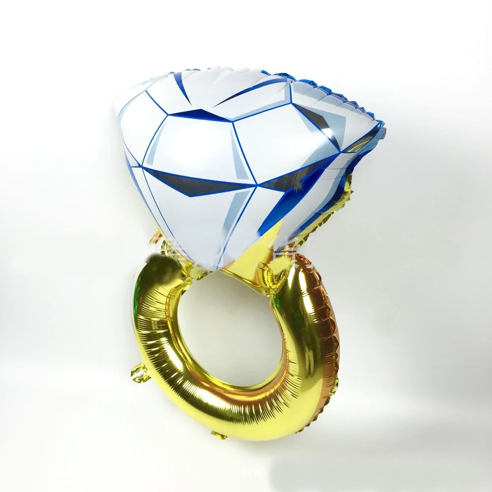 1 шт. АЛМАЗНОЕ КОЛЬЦО гелиевая фольга Воздушные шары Свадебные украшения День