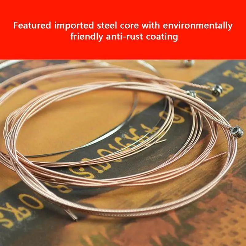 Новинка 6 шт./партия прочные гитарные струны Классическая акустическая бас