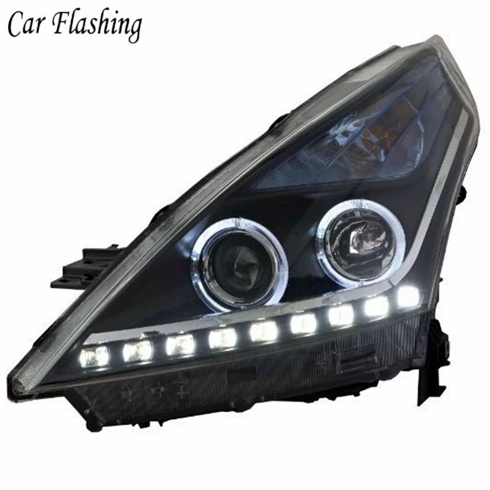 Фары для Nissan Teana 2008 2009 2010 2011 2012 Altima светодиодные фары DRL Hid опция ангельские глазки