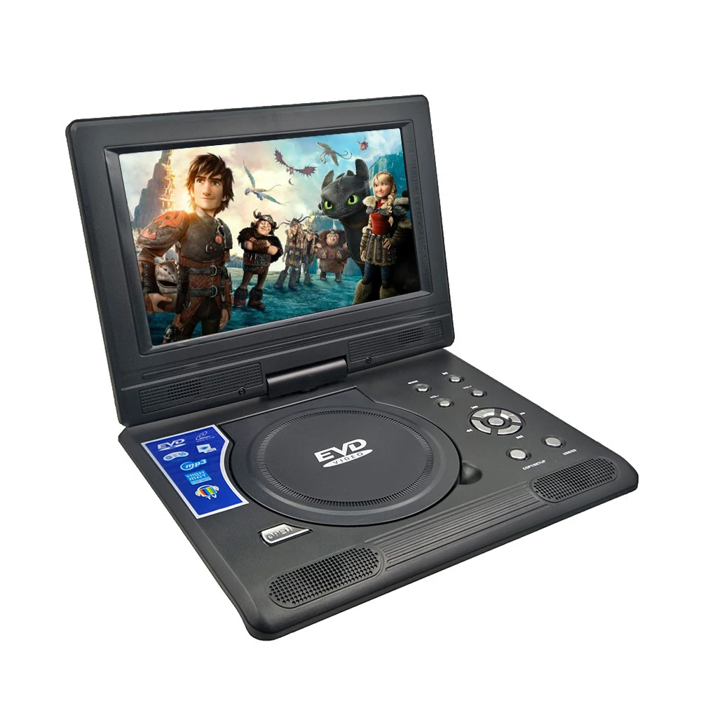 Liedao 9 8 дюймов Портативный DVD EVD VCD SVCD CD плеер с функцией игры и радио ТВ AV поддержка