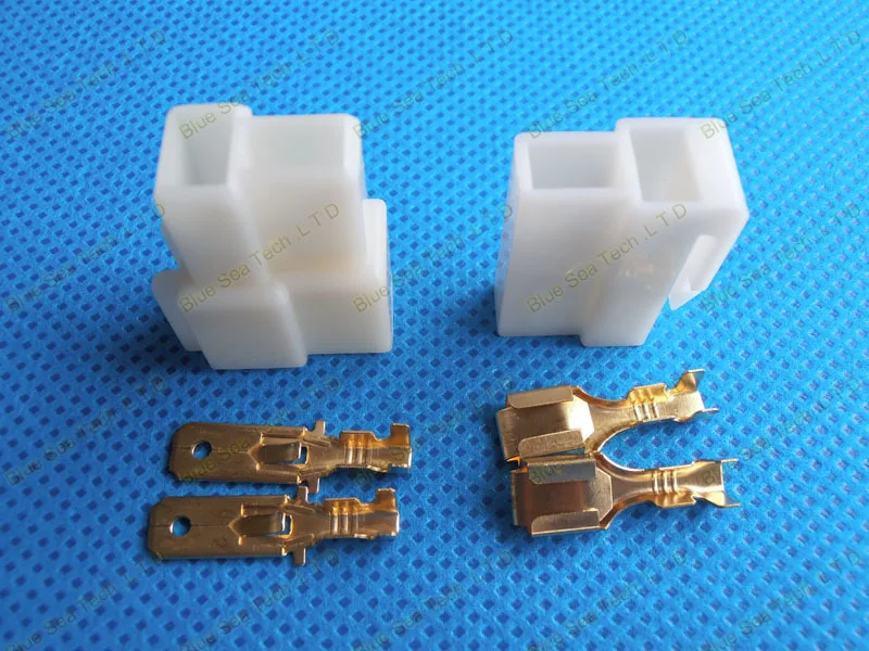 6 3 мм 2-сторонний/контактный электрический разъем штекер и гнездо для мотоцикла