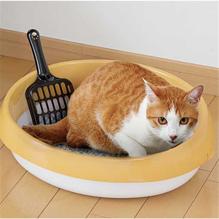 Indoor Pet Toilet Traning Cat Bedpans Cofre Katzen Puppy Sand Restroom Tray For Cats Dogs Litter Box Wc QQV749 |