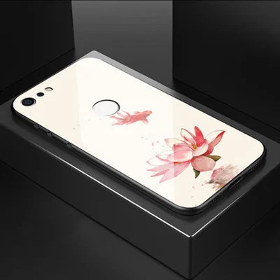 Vintage Flowers Case For Smartisan Nut U3 Pro PC+Tempered Glass Patterned For Smartisan Nut U3Pro Cases Silicone Edge Cover - Цвет: A1